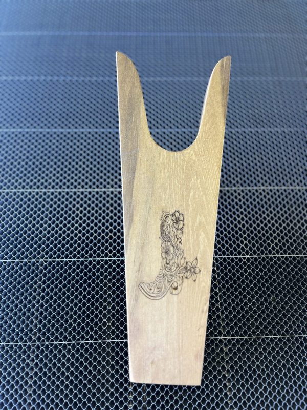 Tooled Cowboy Bootjack